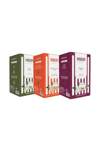 Maran Sade, Portakallı Ve Zencefilli,bergamotlu Yeşil Çay 3 x 150 G