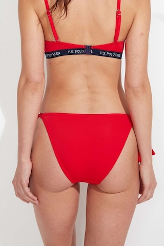 U.S. Polo Assn. Kadın Kırmızı Kalın İpli Bikini Alt 21509