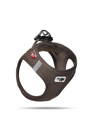 Curli Vest Air-Mesh Köpek Göğüs Tasması Kahverengi Xxsmall 30-35 CM Kahverengi