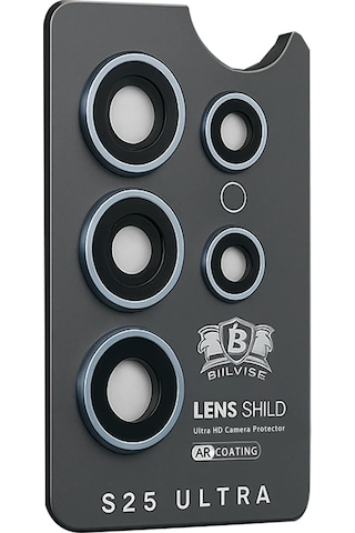 Mey İthalat Samsung Uyumlu Galaxy S25 Ultra Bilvis Titan Kamera Lens - Lacivert