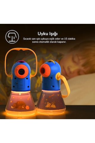 Mideer Masal Projektörü 4ü 1 Arada Kids Storybook Torch