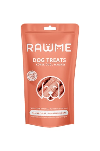 Rawme Dondurularak Kurutulmuş Çiğ Köpek Kuzu Gırtlak