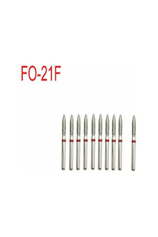 10 Adet/takım Diş Elmas Burs Matkaplar Yüksek Hızlı El Aleti Parlatma Beyazlatma Ürün Diş Burs Matkap Fo-21f