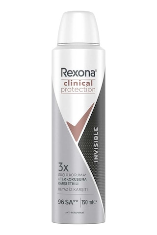 Rexona Kadın Clinical Protection Spray Deodorant Invisible 150 Ml