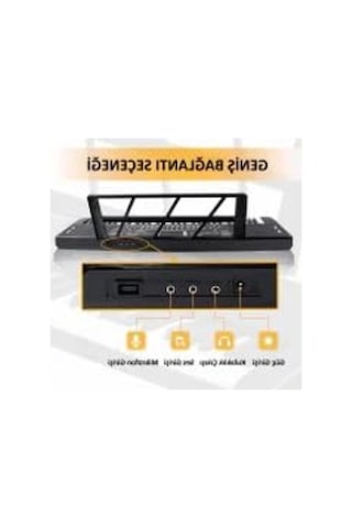 61 Tuşlu Elektronik Piyano, Usb Bağlantılı Ve Taşınabilir
