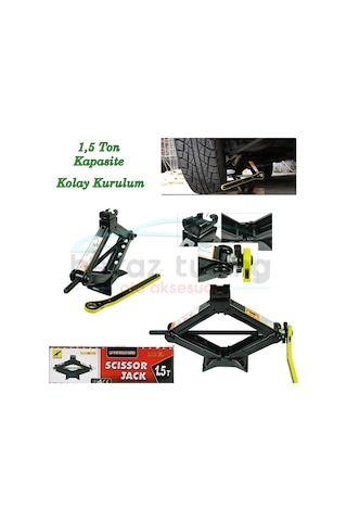 Kriko Cırcırlı Renault Tip Kurba Akordion 1.5 Ton Kapasiteli