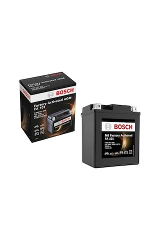 Bosch Fa101 Ytx7l-bs 12v 6ah Agm Bakımsız Motosiklet Aküsü