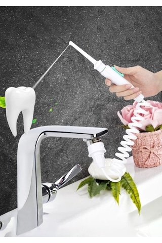 Ghdent GH15 Manuel Ağız Duşu Şarjsız Askılıklı Tazyik Ayarlı 3 Gözlü Başlık + Saklama Kutusu﻿﻿