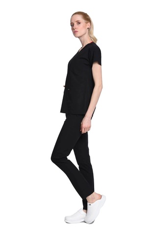 Siyah Hemşire Takımı Unisex