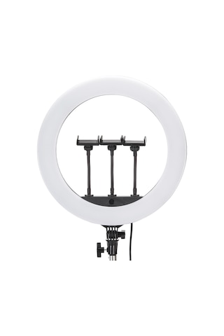 Jmary Fm-18r Uzaktan Kumandalı 43cm Işıklı Telefon Tutucu Ring Light Siyah