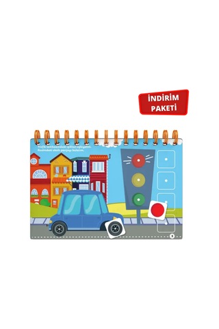 12-24 Ay Cırt Ve Cırt Ile Konuşma Vakti / Kes Boya Yapıştır- Taşıtlar