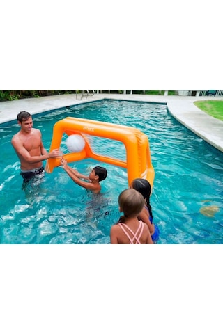 Intex 58507 Eğlenceli Şişme Havuz Futbol Voleybol Oyun Seti Fut