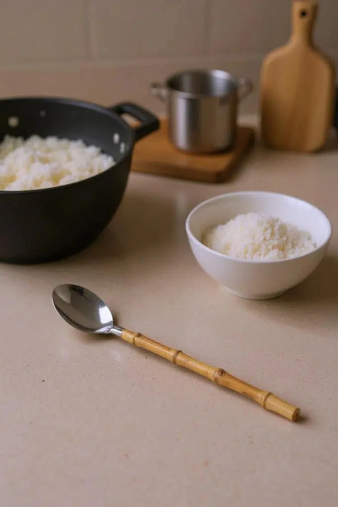 Bambum Mundo - Bambu Saplı Pilav Kaşığı 28 7,5cm