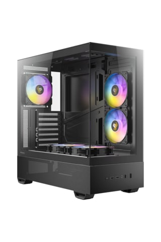 Antec Cx705 Argb Mid Tower Oyuncu Kasası - 270 Panoramik Temperli Cam - 5x120mm Argb Pwm Fan - Atx / Micro-atx / Itx - Usb Type-c 3.2 - 360mm Radyatör Desteği - 430mm Gpu Uyumu