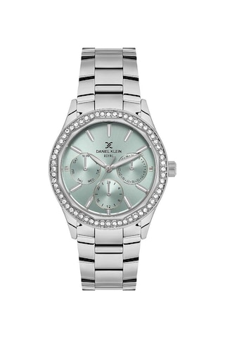 Daniel Klein Dke.1.10762-2 Fonksiyonlar Pasif Taşlı Tasarım Metalik Renk Kadın Kol Saati Metalik Gri