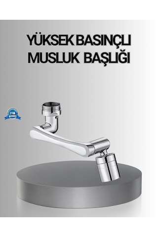 1080 Dönebilen Musluk Başlığı Robotik Kol Havalandırıcı Çok Yönlü Su Yönlendirme - Bayi Depom Diğer