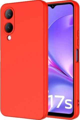Vivo Y17s Kılıf Zore Mara Lansman Kapak Kırmızı