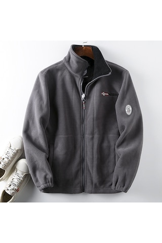 Snapbuy Erkek Polar Ceket Gri