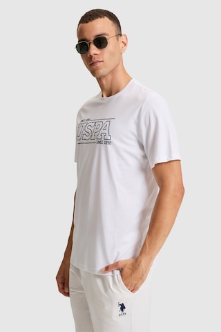 U.S. Polo Assn. U.s. Polo Assn. Erkek T-shirt Pu-9667 Beyaz