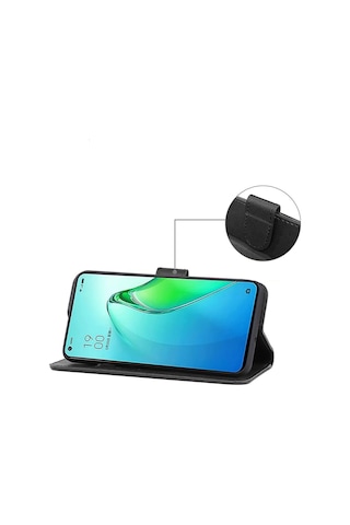 Huawei Mate 50 Pro Cüzdanlı Standlı Kapaklı Deri Kılıf Al4232