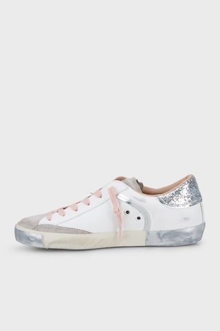 Philippe Model Sim Detaylı Deri Sneaker Ayakkabı Kadın Ayakkabı Prldvg10 Beyaz-gri-mavi