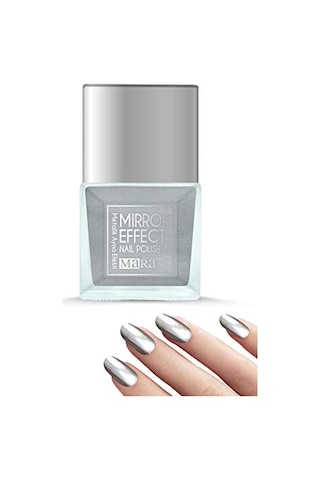 Metalik Ayna Efektli Oje Gümüş 15ml Diğer