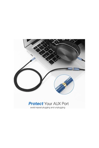 Ebitda Stereo Ses 3.5 Mm Uzatma Adaptörü Kablosu 0.5m, Uygun İphone Uyumlu Samsung Htc Google