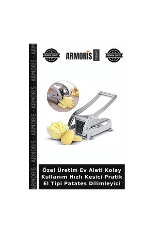 Özel Üretim Ev Aleti Kolay Kullanım Hızlı Kesici Pratik El Tipi Patates Dilimleyici Çok Renkli