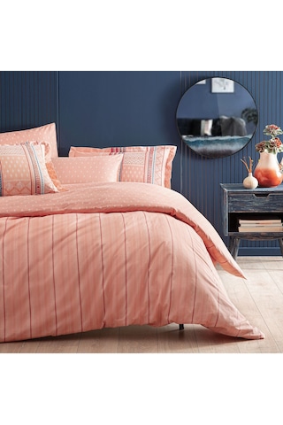 Yataş Bedding Pamena Ranforce Tek Kişilik Nevresim Seti - Somon