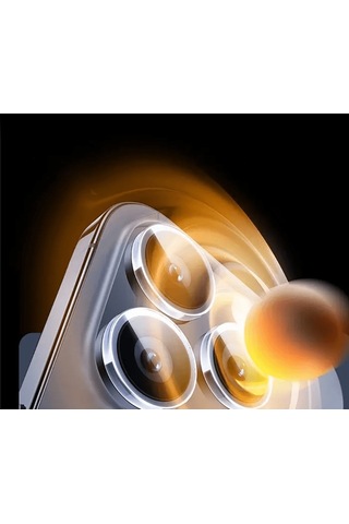 Baseus Apple iPhone 15 Pro Uyumlu -15 Pro Max İçin Sapphire Serisi Hd Cam Kame