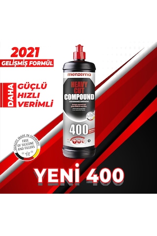 Menzerna 400 Fast Gloss Yoğun Çizik Çıkarıcı Pasta Yeni 1lt