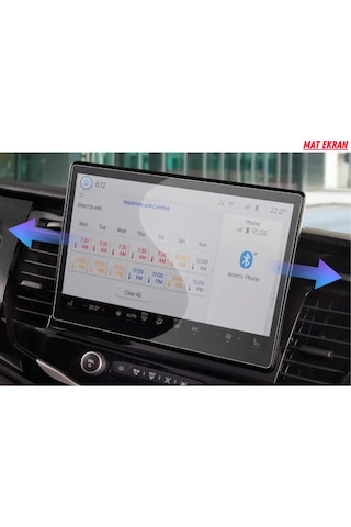 Ford Transit 2025 Navigasyon Ve Multimedya Uyumlu Mat Ekran Koruyucu