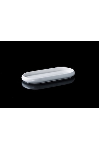 Acar Sct21.0233 Bianco Porselen Oval Tabak 22.8x10.5cm