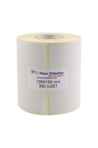 Kargo Etiketi Eko Termal Rulo Etiket 100mm X 150mm 350 Adet Direk Termal Transfer Etiketi 1