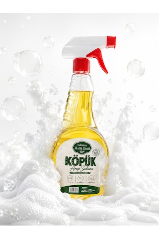 Köpük Arap Sabunu 750 Ml, Leke Çıkarıcı, Yağ Çözücü, Vegan Ve Bitkisel İçerikli, Çok Amaçlı Yüzey Temizlik Sabunu Tekli