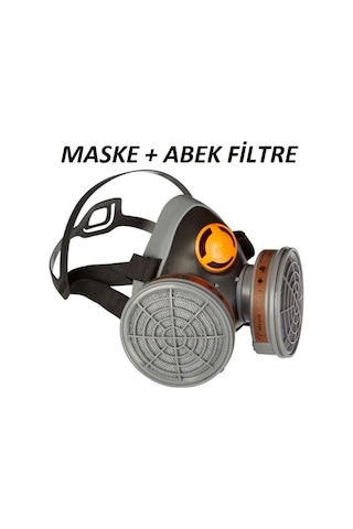 Delta Plus M6400 Yarım Yüz Maskesi +Abek1 Filtre