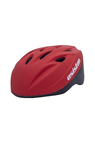 Asistan Cape H50 Çok Amaçlı Kask Çocuk Scooter Bisiklet Kaskı Medium Kırmızı Çocuk Kaskı Kırmızı