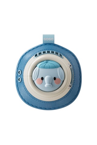 Lyon Şapka Yapraksızlı Oyun Fan Taşın Mini Fan - Mavi