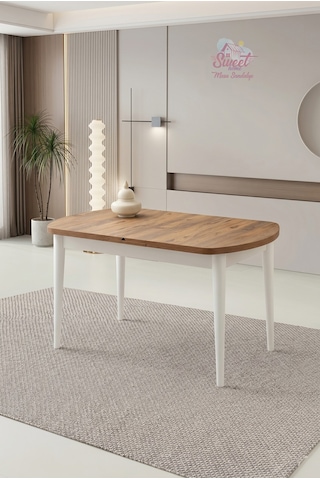 Kelebek Gizli Kaşıklıklı Açılır Mdf Masa Mutfak,salon,yemek Odası Masası 80x140 Cm Naturel Kelebek Gizli Kaşıklıklı Açılır Mdf Masa Mutfak,salon,yemek Odası Masası 80x140 Cm Naturel