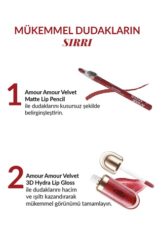 Amour Amour 3d Hydra Nemlendirici Dudak Parlatıcısı Işıltılı & Hacim Veren Lip Gloss 46 Marvelous Mauve