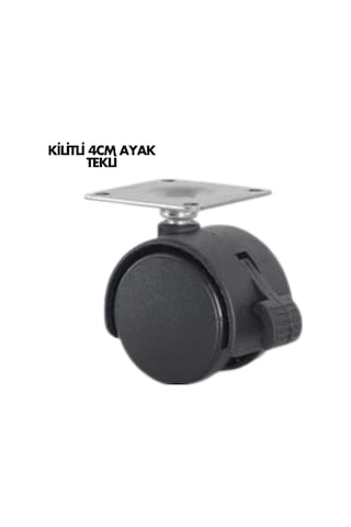 Kilitli 4cm Ayak Çok Renkli