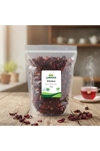 Hibiskus Çayı - Nar Çiçeği - Bamya Çiçeği - Hibiscus Tea Whole 50g