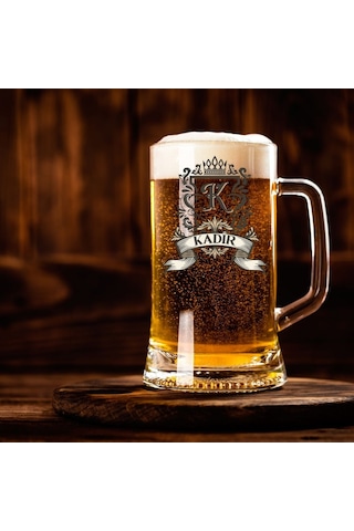 Kişiye Özel Tasarımlı Arjantin Bira Bardağı Kulplu Ve İsim Yazılı Özel Bardak