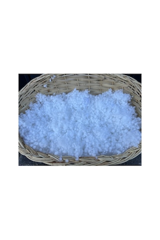 Boncuk Elyaf 1kg Beyaz