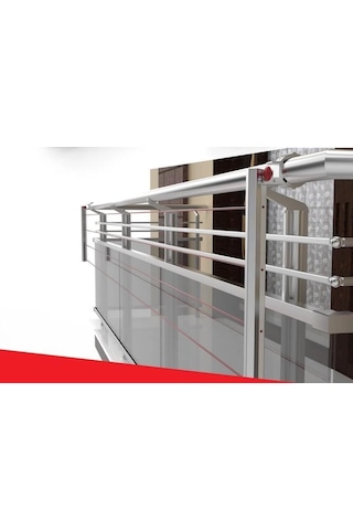 Mey İthalat Koral Katlanabilir Balkon Çamaşır Kurutma Askılığı Diğer