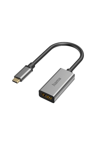 Hama Hm.200303 Usb-c Plug - Hdmı Socket Ultrahd 8k Video Adaptör Gri