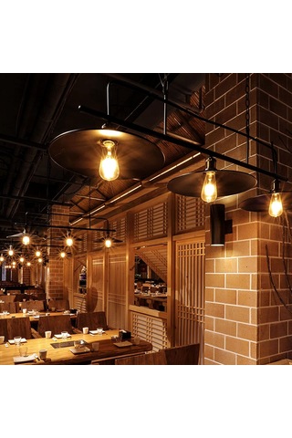 Youtek 5 Adet E27 Vintage Led Ampul, Dimmable 4w 350 Lümen, Nostaljik St64 Şekli, Enerji Verimli Islak Beyaz Işık