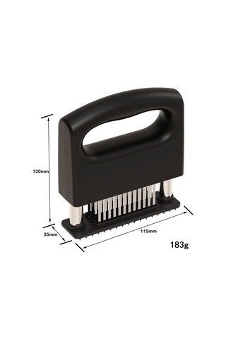 Cbtx 48-pin Et Gevşetici Saplı Paslanmaz Çelik Et Yumuşatıcı Biftek İğnesi Mutfak Aletleri Siyah