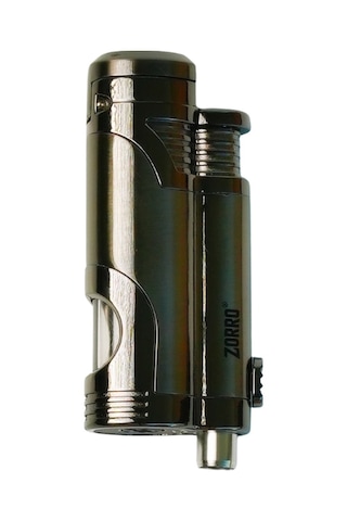 Zorro 2 Torch Pürmüz Gunmetal Metal Puro Çakmağı - Trm1001