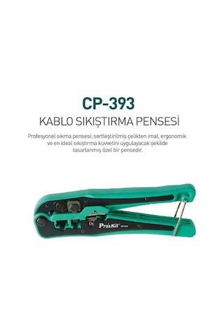 CP-393 Kablo Sıkıştırma Pensesi